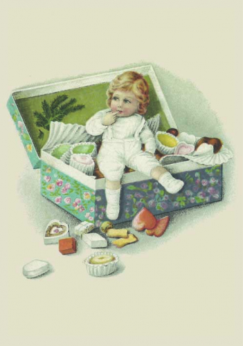 Postkarte Sortiment Weihnachten geprägt 6Wp050