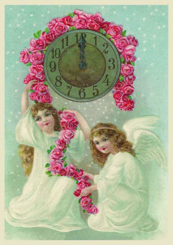 Postkarte Sortiment Weihnachten geprägt 6Wp047