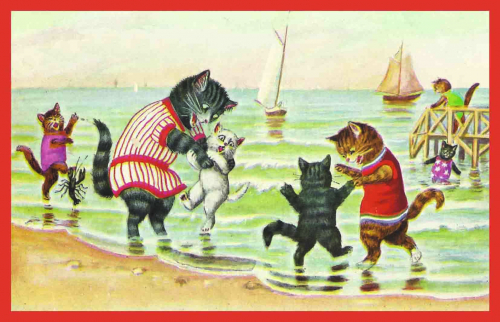 Vermenschlichte Tierkarte V147