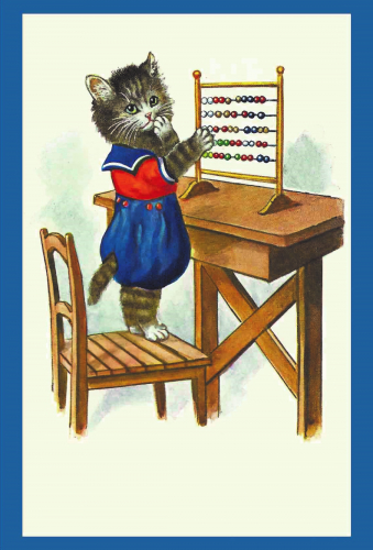 Vermenschlichte Tierkarte V117