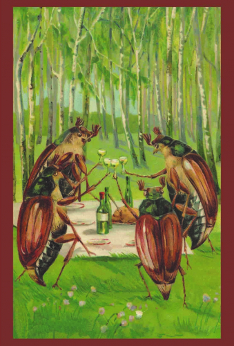 Vermenschlichte Tierkarte V130