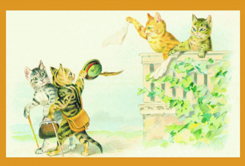 Vermenschlichte Tierkarte V150