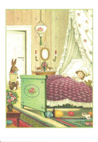 Glückwunschpostkarte beglittert 6Gg068