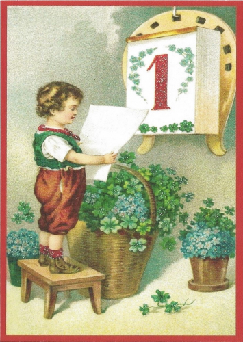 Postkarte Sortiment Weihnachten beglittert 6Wg062