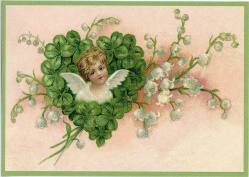 Postkarte Sortiment Weihnachten beglittert 6Wg034