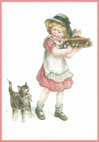 Glückwunschpostkarte beglittert 6Gg073