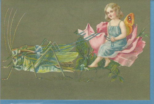 Karte mit Umschlag beglittert Glückwunsch U(g)118