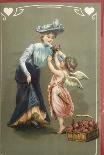 Karte mit Umschlag geprägt U(p)139