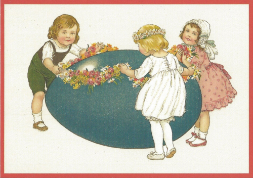 Glückwunschpostkarte beglittert 6Gg088