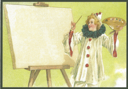 Glückwunschpostkarte beglittert 6Gg091