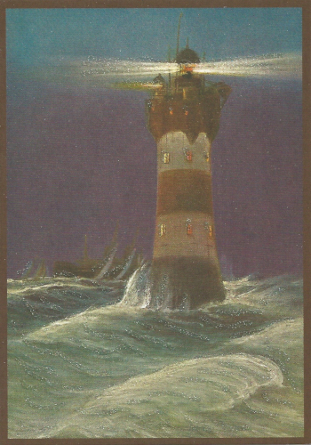 Glückwunschpostkarte beglittert 6Gg090