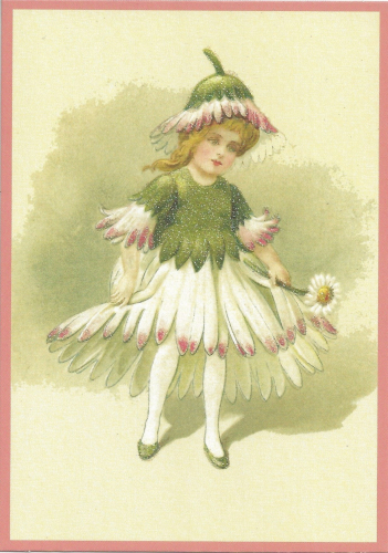 Glückwunschpostkarte beglittert 6Gg109