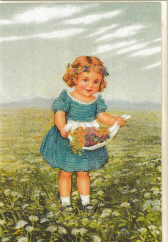 Karte mit Umschlag beglittert Ug148