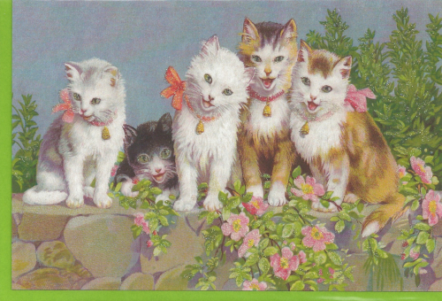 Karte mit Umschlag beglittert Ug147