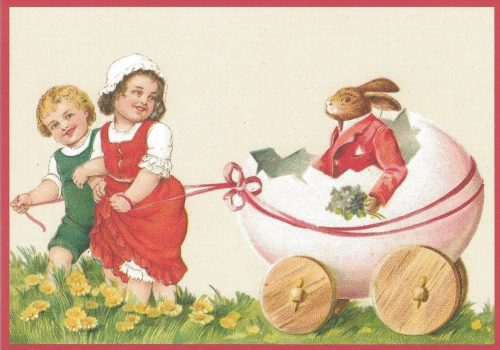 Glückwunschpostkarte beglittert 6Gg133