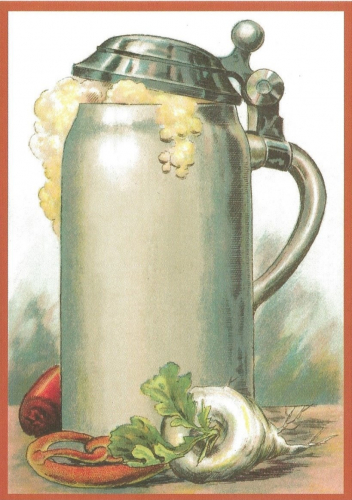 Glückwunschpostkarte beglittert 6Gg157