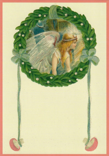 Postkarte Sortiment Weihnachten beglittert 6Wg101