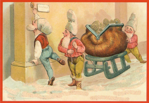 Postkarte Sortiment Weihnachten beglittert 6Wg105