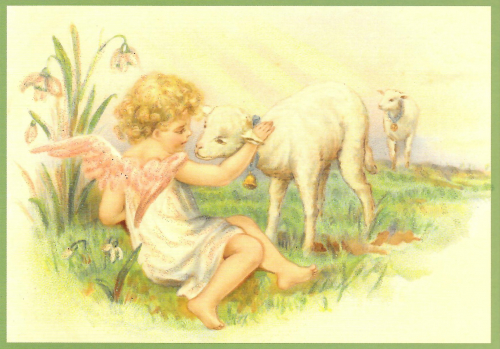 Glückwunschpostkarte beglittert 6Gg159