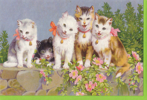 Karte mit Umschlag beglittert Ug147