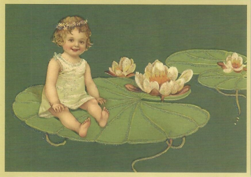 Glückwunschpostkarte beglittert 6Gg169