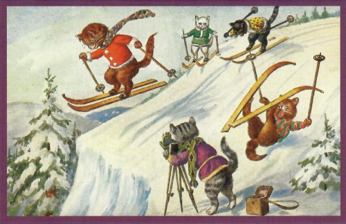 Vermenschlichte Tierkarte V157