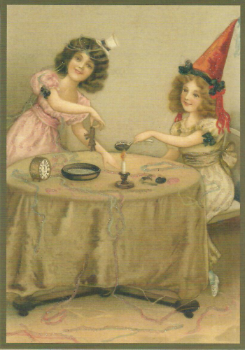 Postkarte Sortiment Weihnachten beglittert 6W0g157