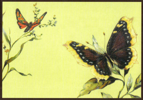 Glückwunschpostkarte beglittert 6Gg174