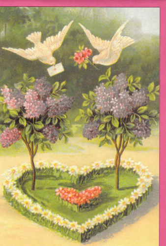 Karte mit Umschlag beglittert Ug168