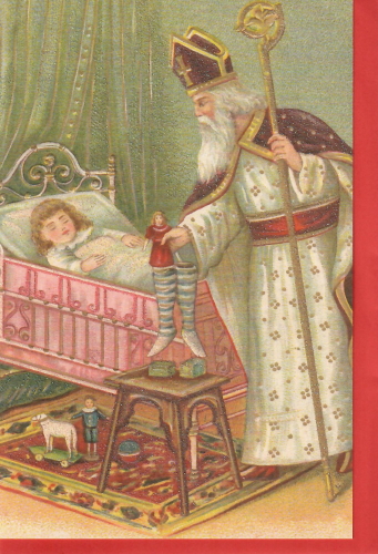 Karte mit Umschlag beglittert Ug179