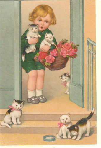 Karte mit Umschlag beglittert Ug173