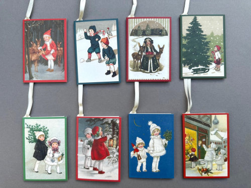 Weihnachtsanhänger, A7 - 8 Motive