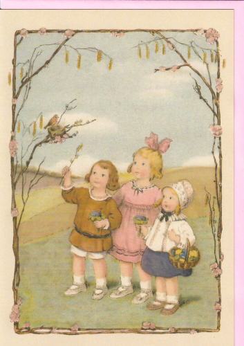 Karte mit Umschlag beglittert Ug180