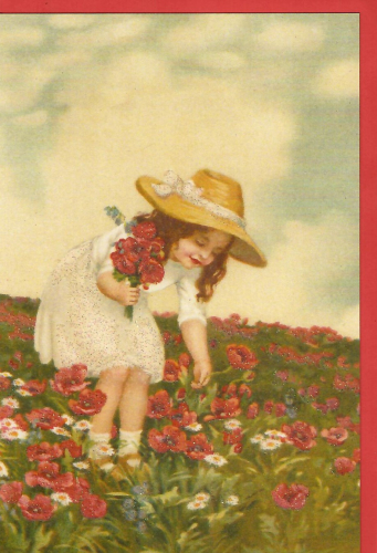 Karte mit Umschlag beglittert Ug206