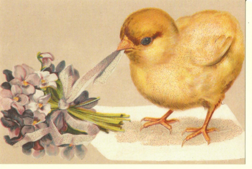 Karte mit Umschlag beglittert Ug192