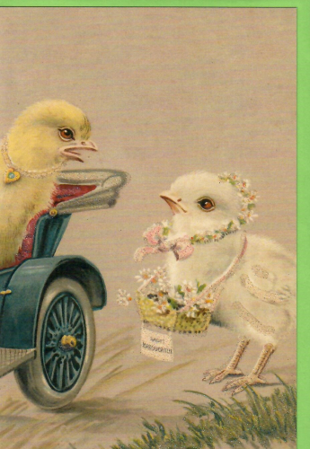 Karte mit Umschlag beglittert Ug202