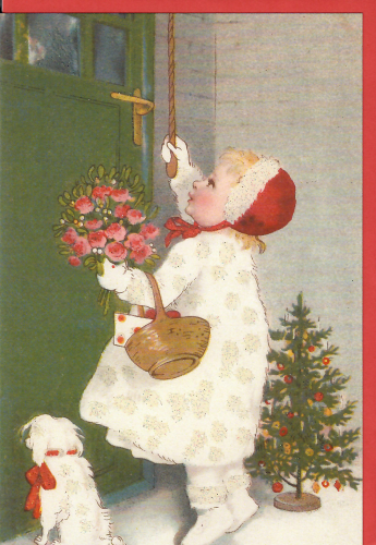 Karte mit Umschlag beglittert Ug200