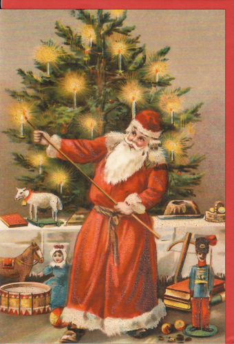 Karte mit Umschlag beglittert Ug203