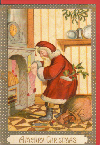 Karte mit Umschlag beglittert Ug201