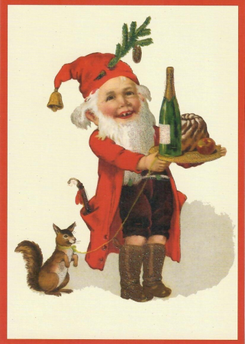 Postkarte Sortiment Weihnachten beglittert 6Wg168