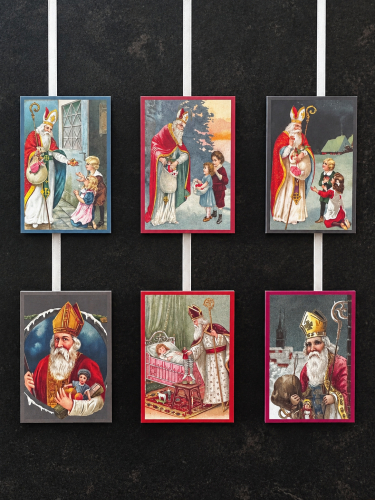 Weihnachtsanhänger Nikolaus A11 - 6 Motive