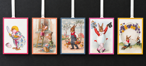 Geschenkanhänger A5 - Ostern 5 Motive 8 Motive je 15 Stück Verpackungseinheit (VE) 120 Stk Mindestabnahme 1 VE
