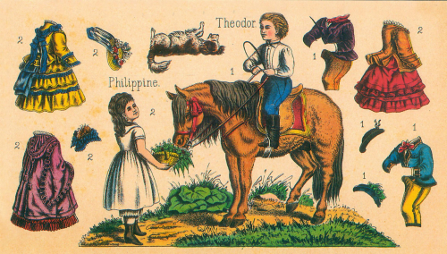 Maxipostkarte 4318 Theodor & Phillippine