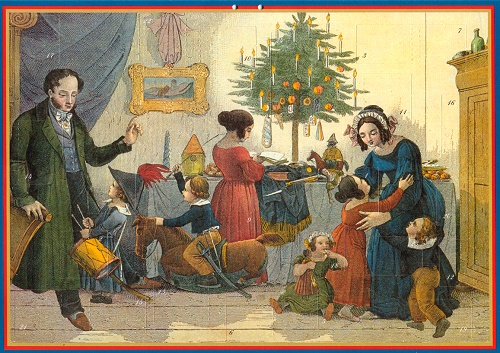 Adventskalender Bescherung