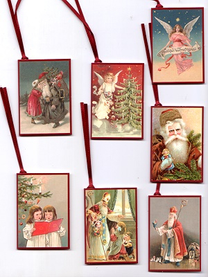 Weihnachtsanhänger: 7 Motive (lose)