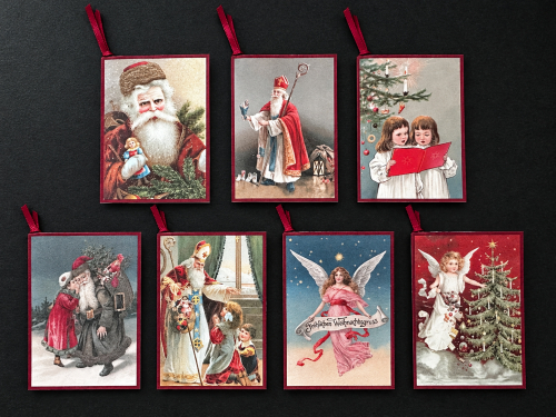 Weihnachtsanhänger: 7 Motive (lose)