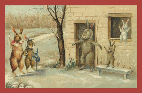 Vermenschlichte Tierkarte V040