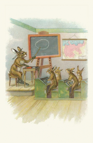 Vermenschlichte Tierkarte V041