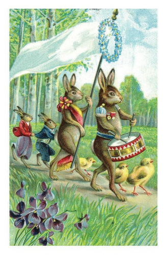 Vermenschlichte Tierkarte V046