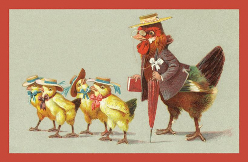 Vermenschlichte Tierkarte V061